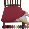Olid Color Luxury Brushed Chair Covers