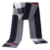 Wool Autumn and winter versatile striped scarf
