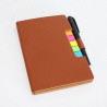 Spiral Notebook Business Notepad with Sticky Notes