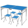 Portable Aluminum Table Chairs Set