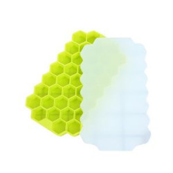 Ice Cube Molds with Lid Flexible Trays