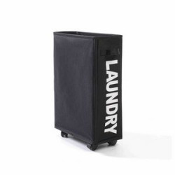 Large Wheels Laundry Basket Bag