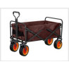 Collapsible Folding Utility Wagon Quad Compact Outdoor Garden Camping Cart With Beach Wheel