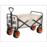 Collapsible Folding Utility Wagon Quad Compact Outdoor Garden Camping Cart With Beach Wheel