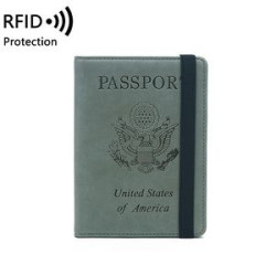 Rfid Blocking Travel Passport Holder Cover Slim Id Card Case