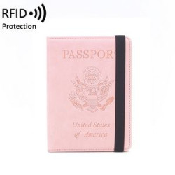 Rfid Blocking Travel Passport Holder Cover Slim Id Card Case
