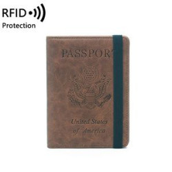 Rfid Blocking Travel Passport Holder Cover Slim Id Card Case