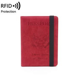Rfid Blocking Travel Passport Holder Cover Slim Id Card Case