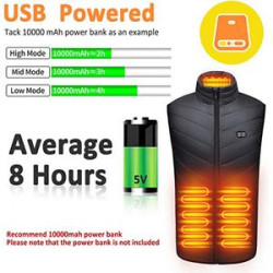 Heated Usb Charging Heating Vest