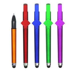Qr Code Stylus Ballpoint Gel Pen With Phone Holder