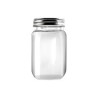 Clear Plastic Mason Jar Style Cup