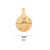 Foodservice Restaurant-Grade Wooden Bamboo Pizza Peel