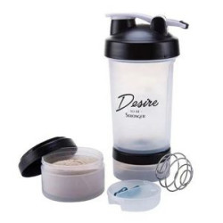 15oz. Protein Shaker Bottle With Storage Cases