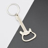 Guitar Shaped Bottle Opener Keychain