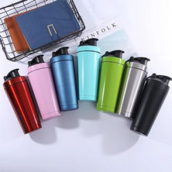Insulated Stainless Steel Sports Shaker Bottle