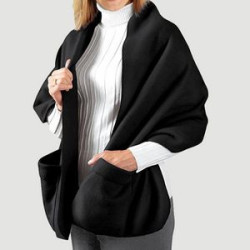 Pashmina Wrap Shawl Scarf With Pockets
