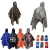 Rain Poncho - Hiking Pack Cover Waterproof Raincoat