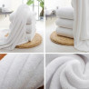 100% Cotton White Soft Bath Towel 15.7"x27.5"