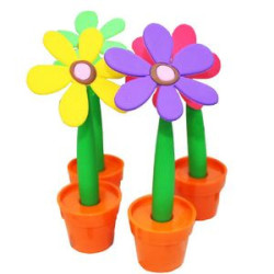 Cartoon Child Ballpoint Pen Flower Pot Shape