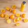 16 Oz Stainless Steel Caps Glass Water Bottles