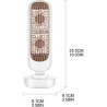 3 Speeds Adjustable Tower Table Fan