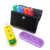 Pu Leather Handbag With 7 Pill Box