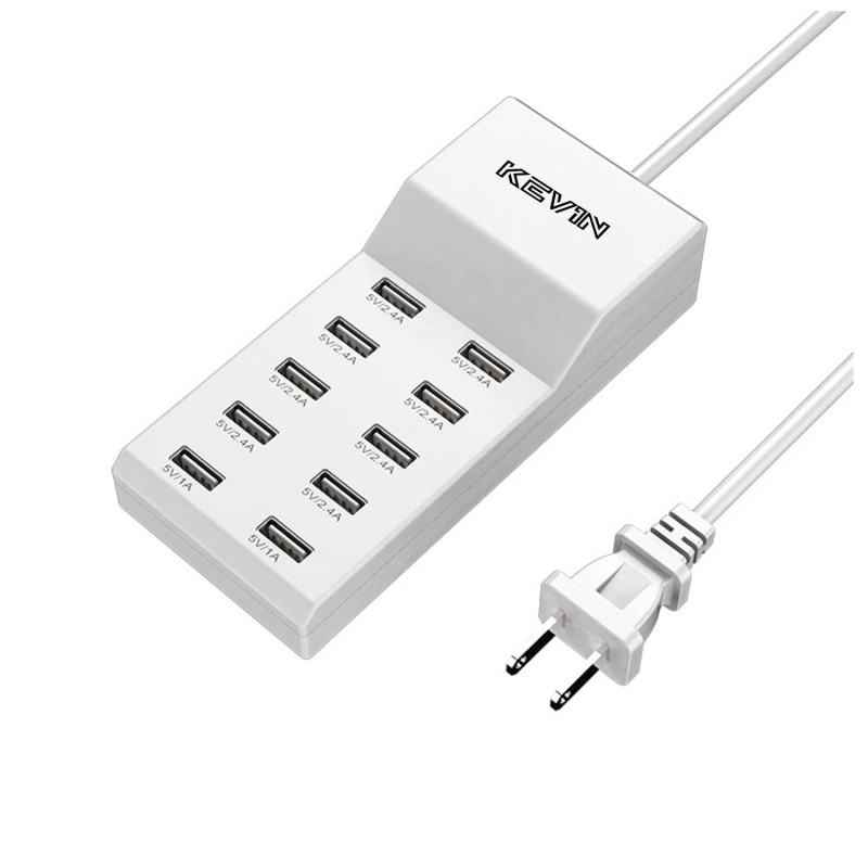 10-Ports USB Charging Station