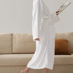 Lightweight Cotton Bathrobe for Women