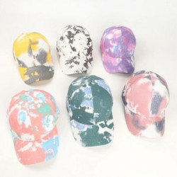 Tie-dyed baseball cap