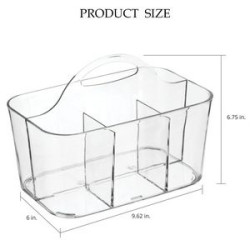 Plastic Portable Craft Storage Organizer Caddy Tote