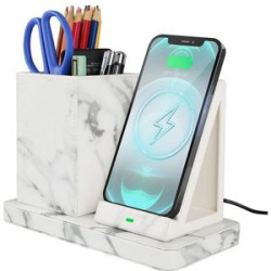 Office Wireless Charging Pen Holder