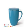 15 OZ Porcelain Tea Mug with Infuser and Lid