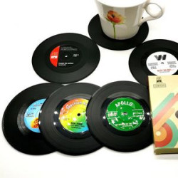 Vinyl Record Drink Coaster