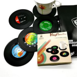 Vinyl Record Drink Coaster