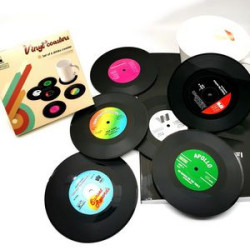 Vinyl Record Drink Coaster