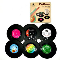 Vinyl Record Drink Coaster