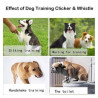 2 In 1 Dog Clickers And Whistle With Keyring