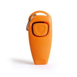 2 In 1 Dog Clickers And Whistle With Keyring
