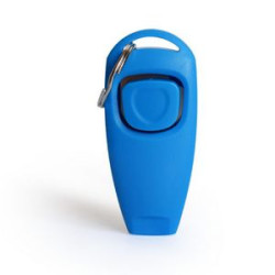 2 In 1 Dog Clickers And Whistle With Keyring