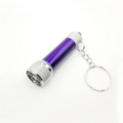 5 LED Aluminum Flashlight with Keychain