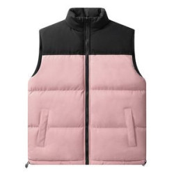 Quilted Insulated Full Zip Winter Sleeveless Vest
