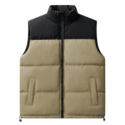 Quilted Insulated Full Zip Winter Sleeveless Vest