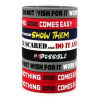 Motivational Silicone Bracelet Wristbands
