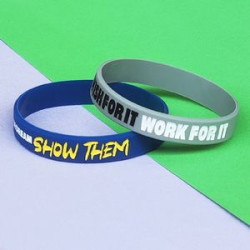Motivational Silicone Bracelet Wristbands