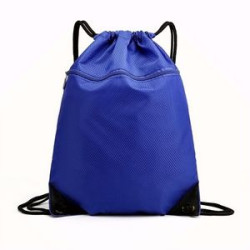 Drawstring Bag with A Front Zipper Pocket