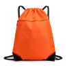 Drawstring Bag with A Front Zipper Pocket