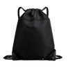 Drawstring Bag with A Front Zipper Pocket