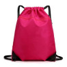 Drawstring Bag with A Front Zipper Pocket
