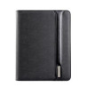 A4 Padfolio Leather Folder Waterproof W/ 6000Mah Power Bank