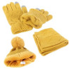 3Pcs Winter Scarf Set